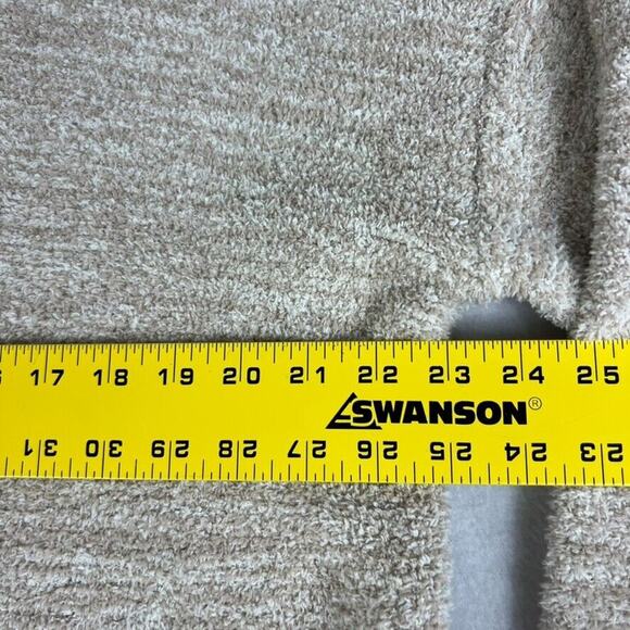 Thread + Supply Cardigan Sweater Womens Tan M/L Cozy Open Front Longline Duster - Picture 4 of 8